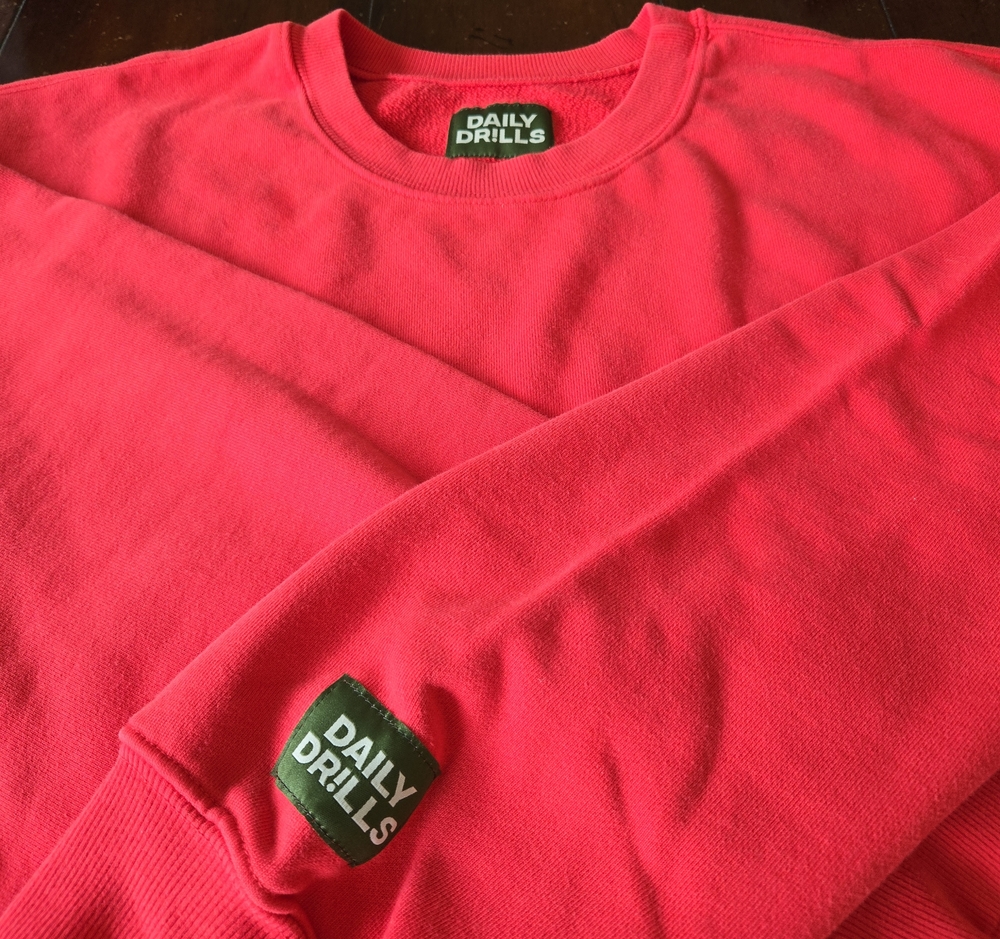 Daily Drills Oversized Sweatshirt (Heart)